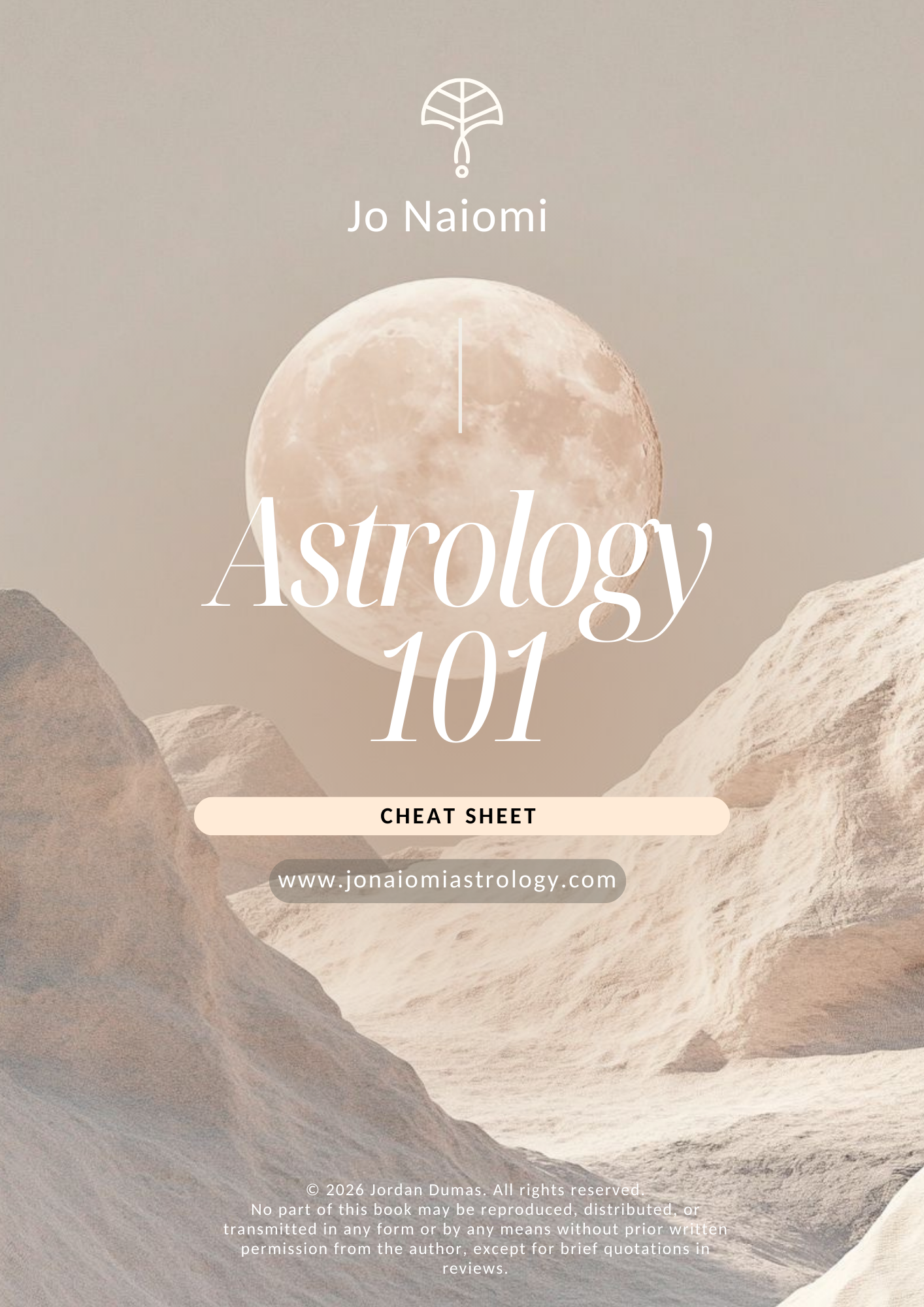 Astrology 101 Cheat Sheet - Ebook